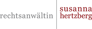 „Rechtsanwältin Susanna Hertzberg“-Logo, zur Startseite